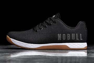 Men's Nobull Gum Trainers Black | SG E2484B